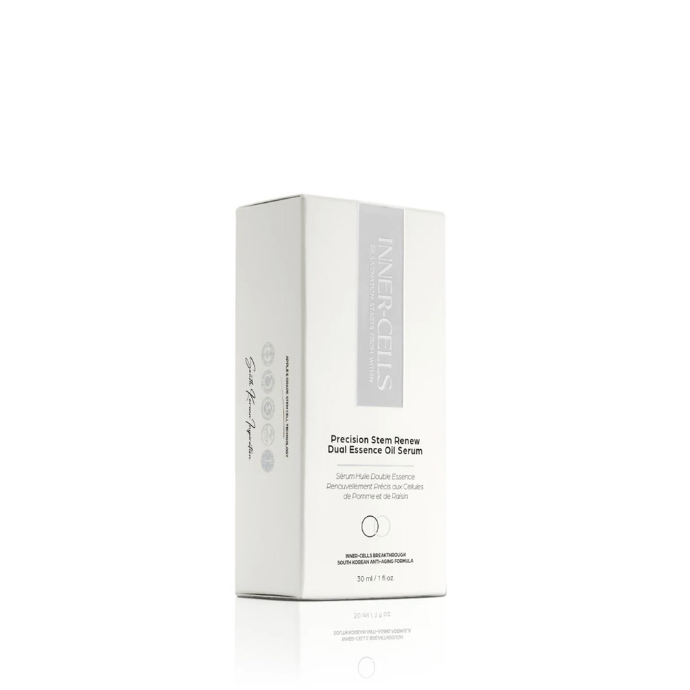 Precision Stem Renew Dual Essence Oil Serum - White